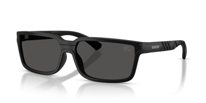 Burberry BE4495D Sunglasses in 346487 Matte Black / Dark Grey lens