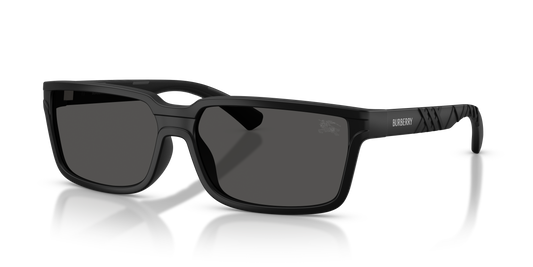 Burberry BE4495D Sunglasses in 346487 Matte Black / Dark Grey lens