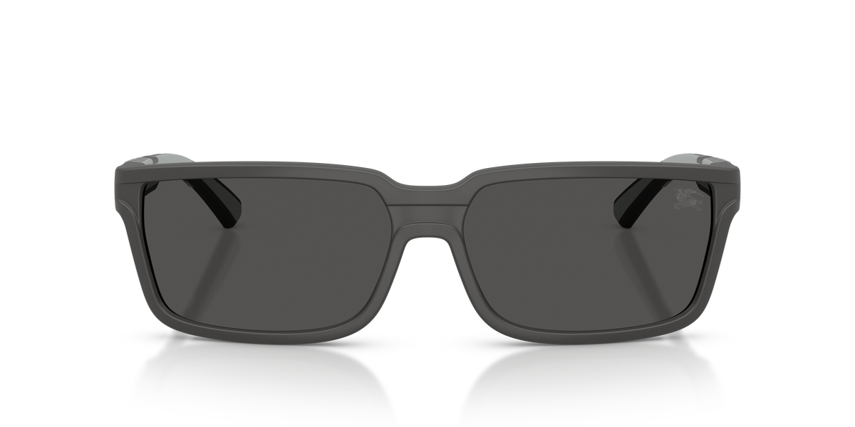 Burberry BE4495D Sunglasses in 423387 Matte Grey / Dark Grey lens, front view