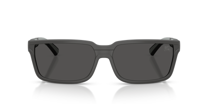 Burberry BE4495D Sunglasses in 423387 Matte Grey / Dark Grey lens, front view