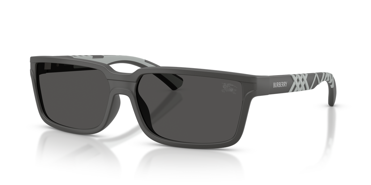 Burberry BE4495D Sunglasses in 423387 Matte Grey / Dark Grey lens