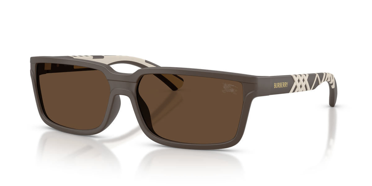 Burberry BE4495D Sunglasses in 423473 Matte Brown / Dark Brown lens