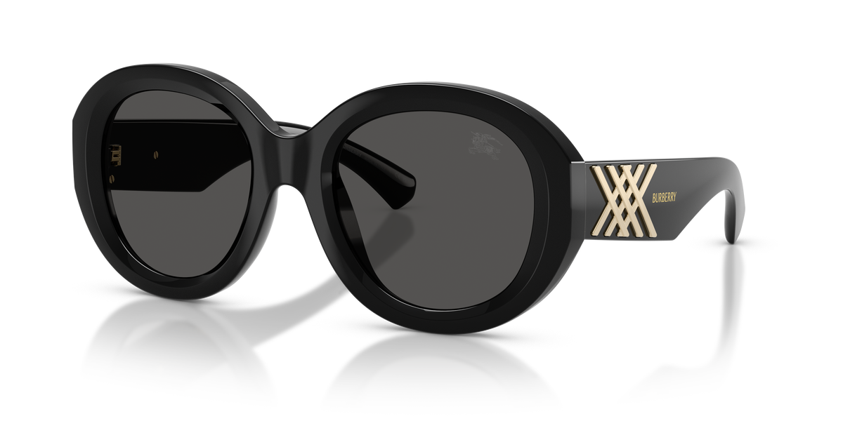 Burberry BE4497U Sunglasses in 300187 Black / Dark Grey lens