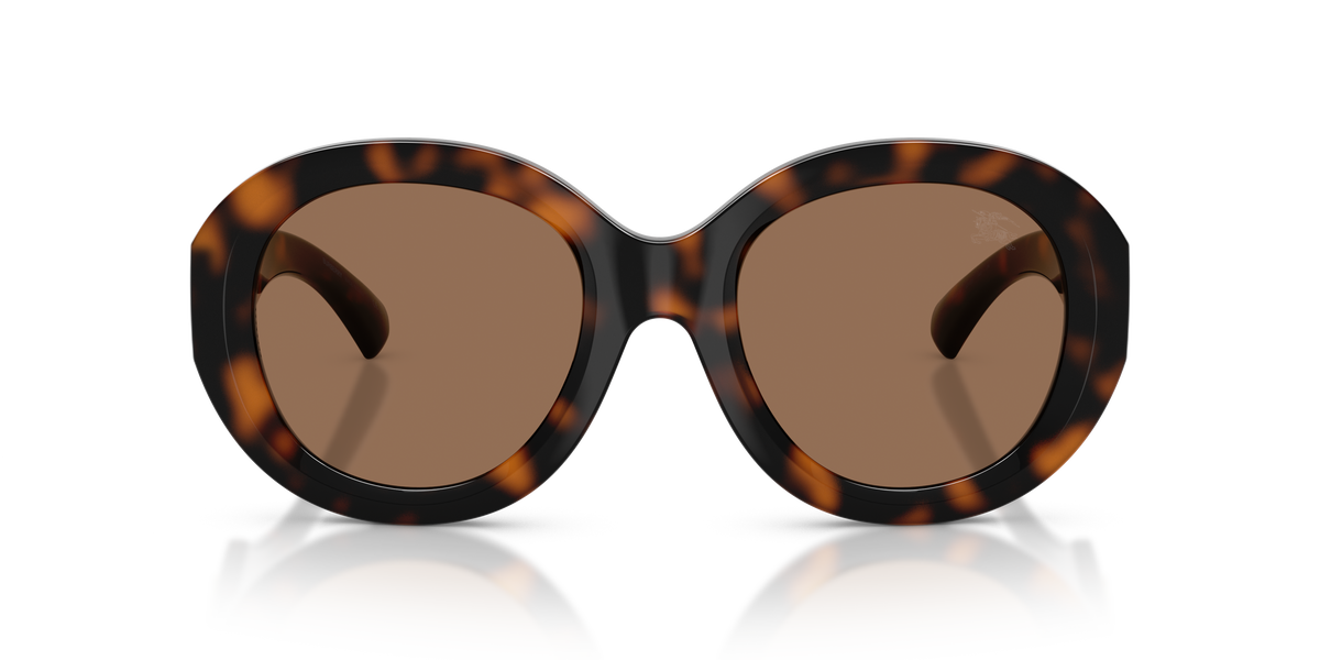 Burberry BE4497U Sunglasses in 300273 Dark Tortoise / Brown lens, front view