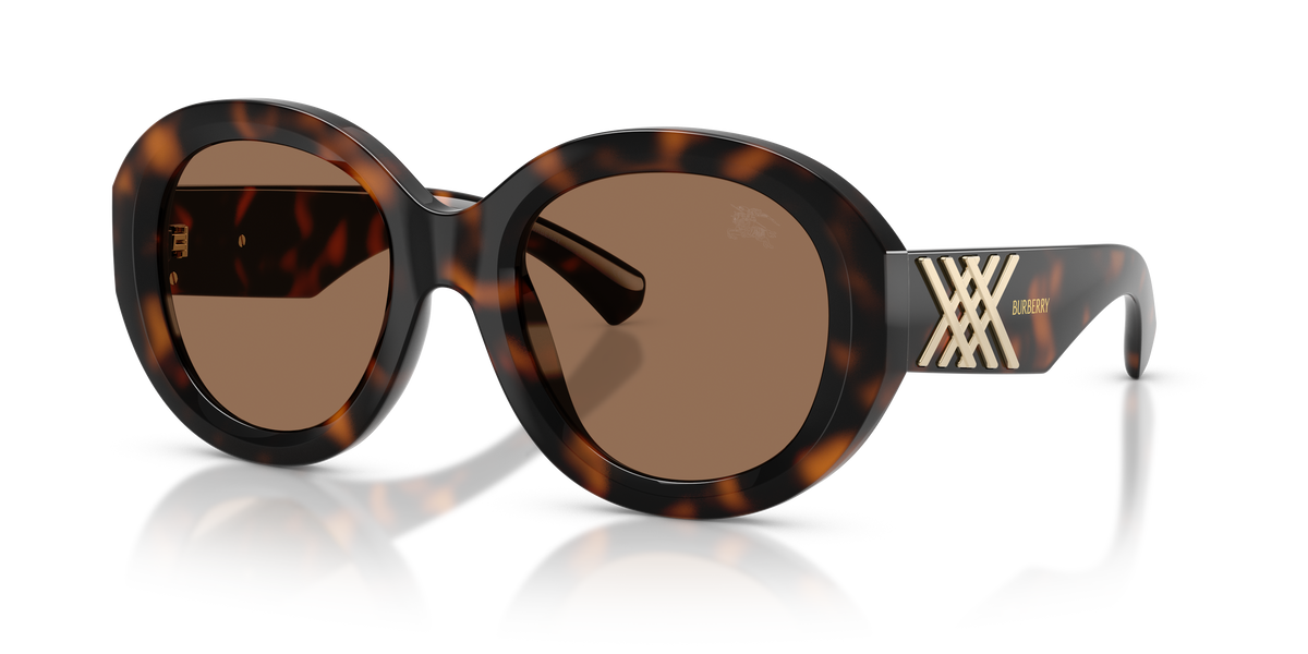 Burberry BE4497U Sunglasses in 300273 Dark Tortoise / Brown lens