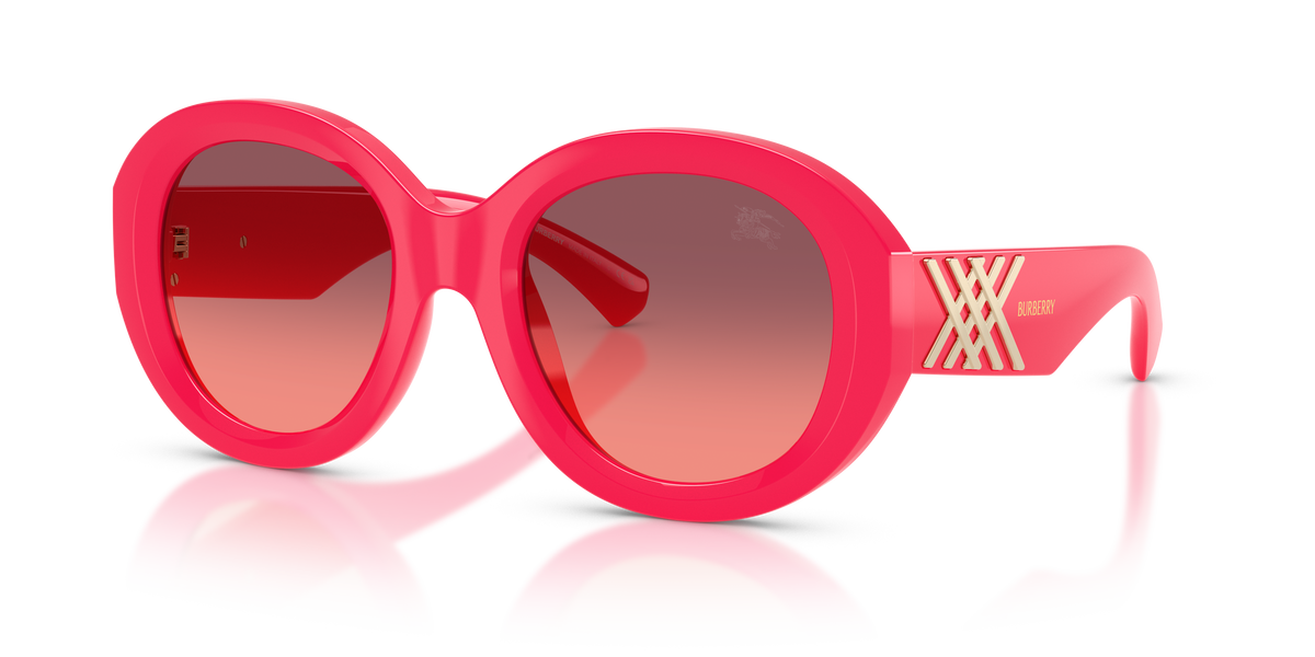 Burberry BE4497U Sunglasses in 424820 Aubergine / Pink Gradient Violet lens