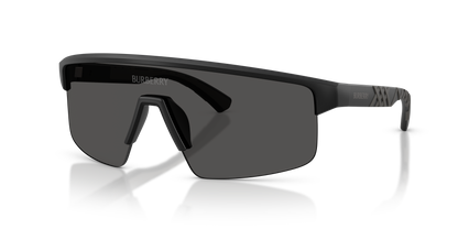 Burberry BE4498 Sunglasses in 426087 Matte Black / Dark Grey lens