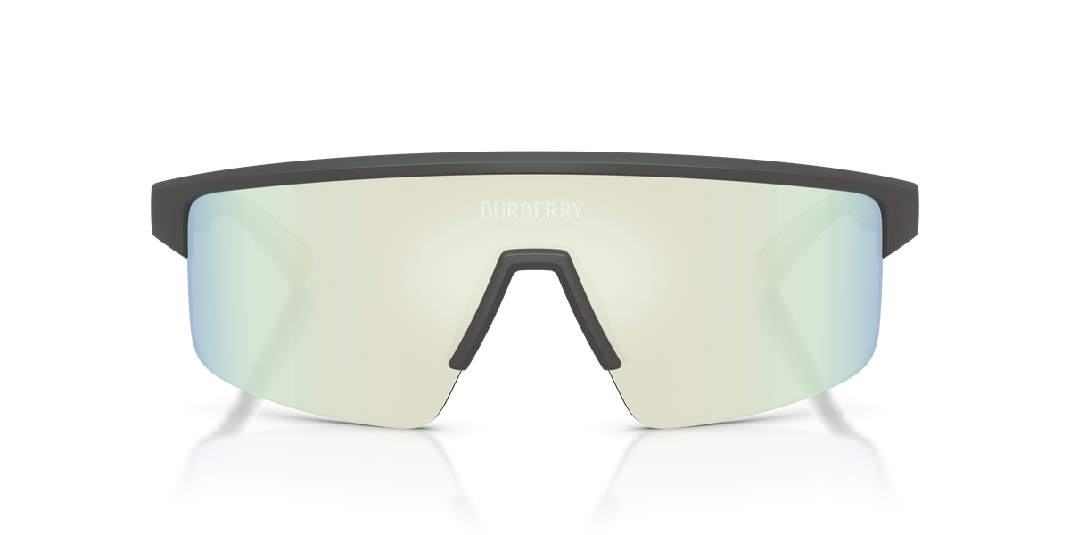 Burberry BE4498 Sunglasses in 4264BW Matte Grey / Blu Specchio Bianco lens, front view