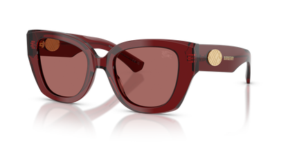 Burberry BE4503 Sunglasses in 419269 Bordeaux / Dark Violet lens