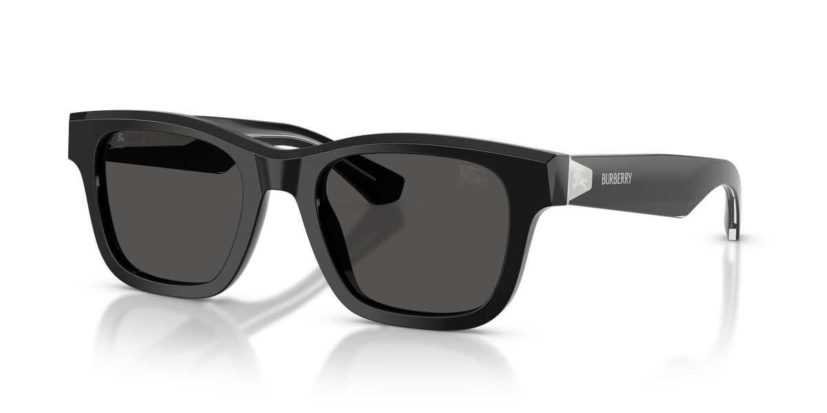 Burberry BE4504 Sunglasses in 420687 Black / Dark Grey lens