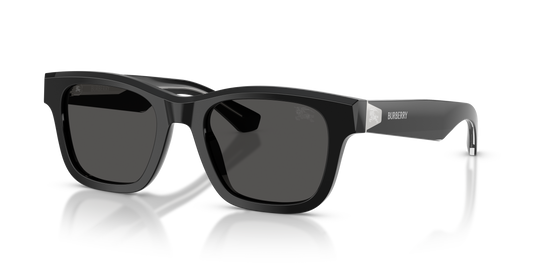 Burberry BE4504 Sunglasses in 420687 Black / Dark Grey lens