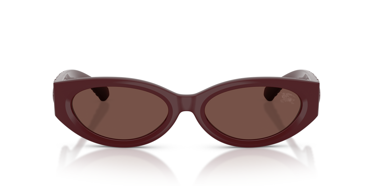Burberry BE4505U Sunglasses in 425973 Bordeaux / Black Chocolate lens, front view