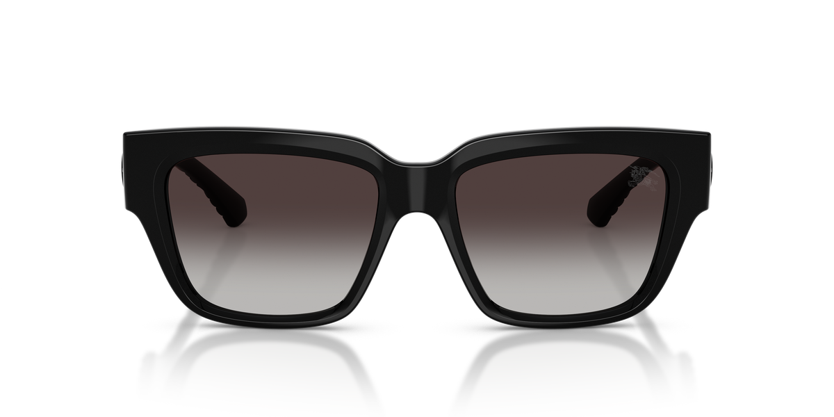 Burberry BE4506U Sunglasses in 30018G Black / Grey Gradient lens, front view