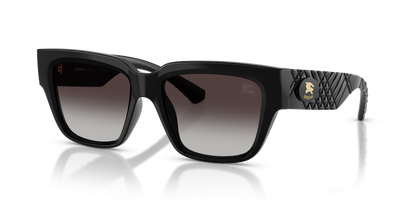 Burberry BE4506U Sunglasses in 30018G Black / Grey Gradient lens
