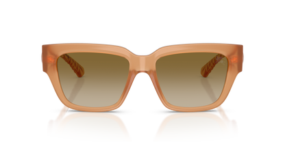 Burberry BE4506U Sunglasses in 426613 Beige / Brown Gradient lens, front view
