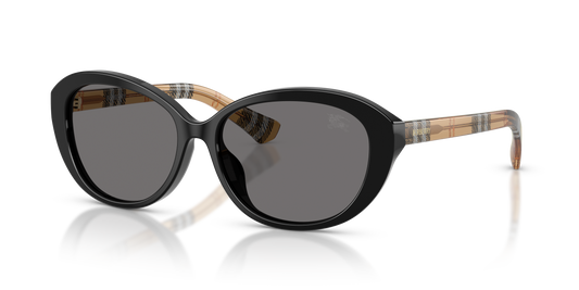 Burberry BE4507D Sunglasses in 416181 Black / Dark Grey Polarized lens