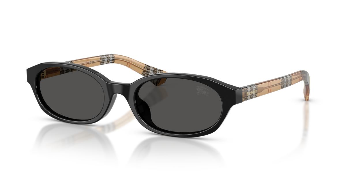 Burberry BE4508D Sunglasses in 416187 Black / Dark Grey lens