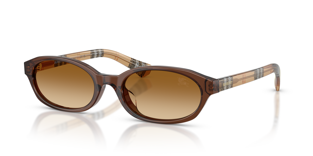 Burberry BE4508D Sunglasses in 424313 Brown / Brown Gradient lens