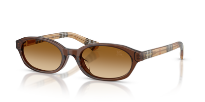Burberry BE4508D Sunglasses in 424313 Brown / Brown Gradient lens
