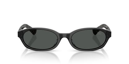 Burberry BE4508D Sunglasses in 427087 Grey / Dark Grey lens, front view