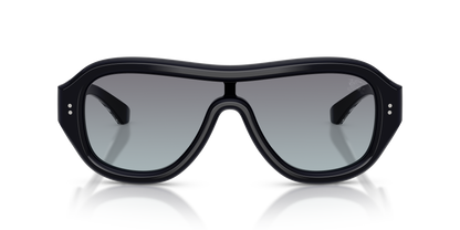Burberry BE4509U Sunglasses in 427319 Blue / Blue Gradient lens, front view