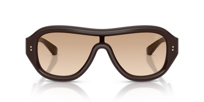 Burberry BE4509U Sunglasses in 42748D Brown / Brown Gradient lens, front view