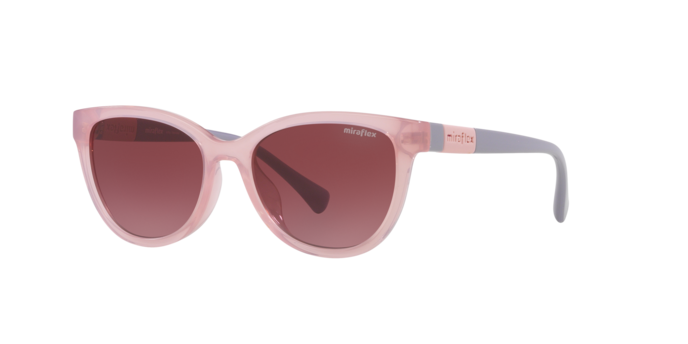 Miraflex MF1039 Kids' Sunglasses in M560 Translucent Pink / Pink Gradient Dark Violet lens