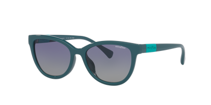 Miraflex MF1039 Kids' Sunglasses in N212 Dark Turquoise / Light Grey Gradient Dark Blue lens