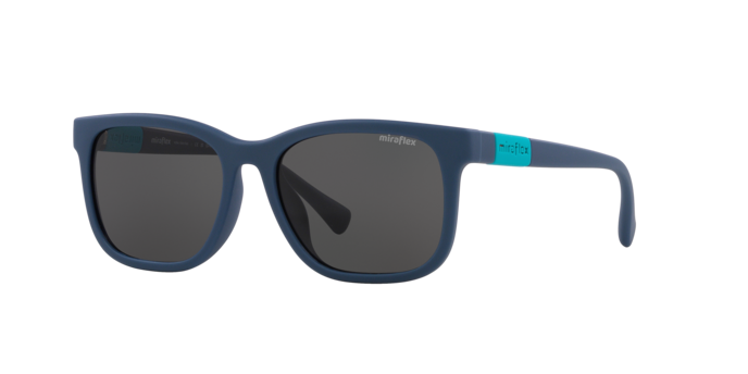Miraflex MF1040 Kids' Sunglasses in M565 Matte Dark Blue / Dark Grey lens
