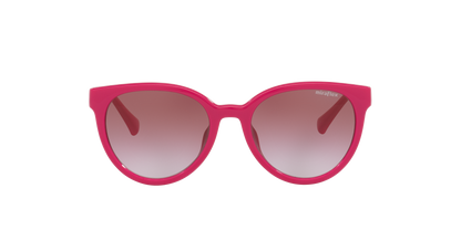 Miraflex MF1041 Kids' Sunglasses in N214 Pink / Clear Gradient Dark Violet lens, front view