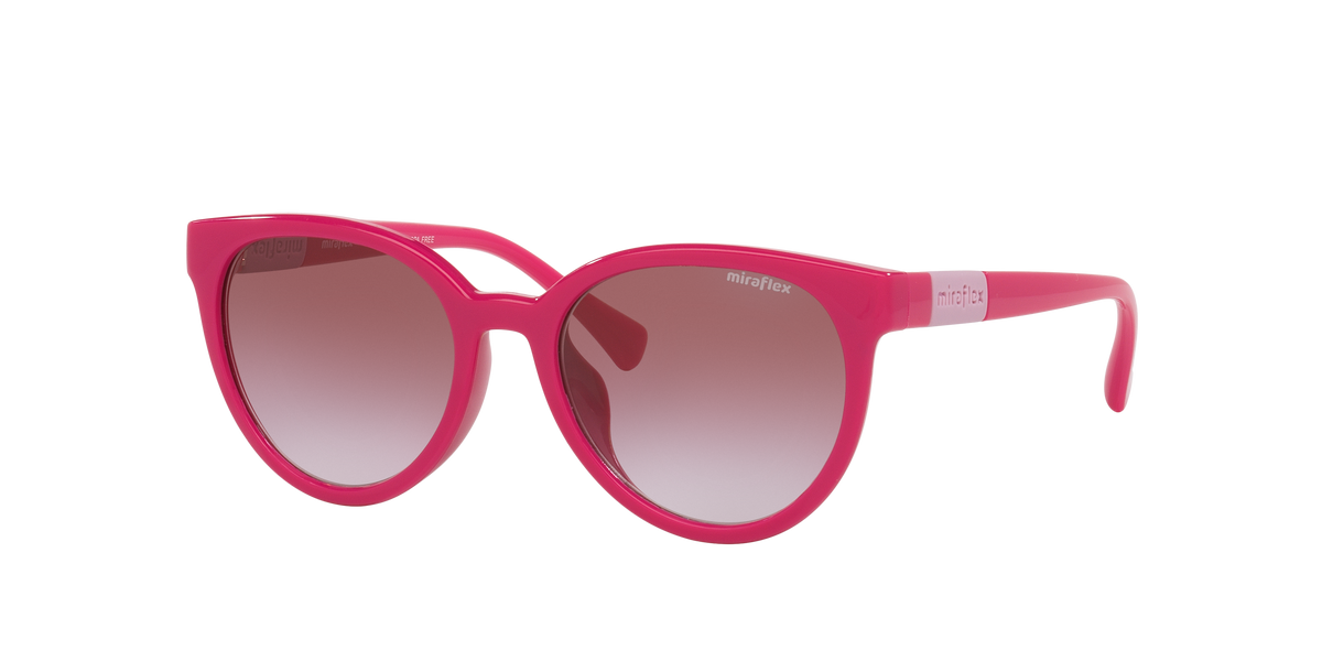 Miraflex MF1041 Kids' Sunglasses in N214 Pink / Clear Gradient Dark Violet lens