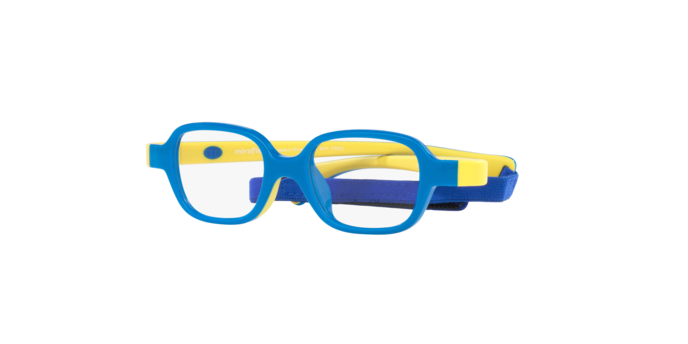 Miraflex MF4004 Kids' Glasses Frame in K620 Blue/Yellow