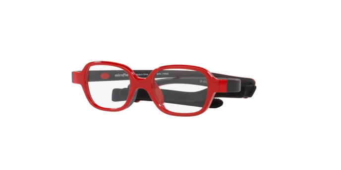 Miraflex MF4004 Kids' Glasses Frame in K624 Red/Black