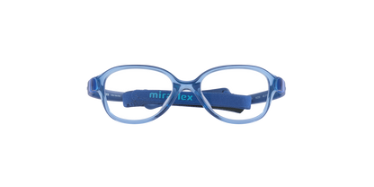 Miraflex MF4031 Kids' Glasses Frame in N235 Translucent Blue, front view