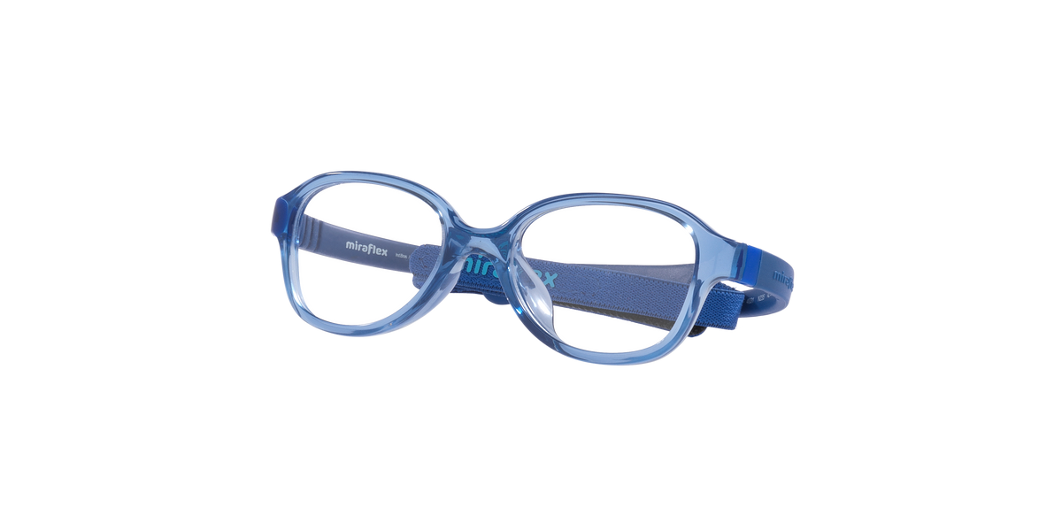 Miraflex MF4031 Kids' Glasses Frame in N235 Translucent Blue