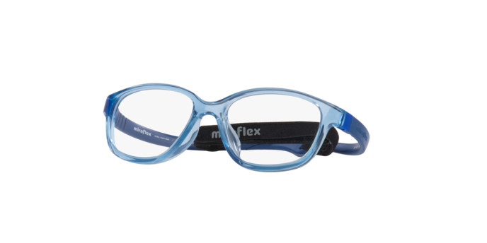 Miraflex MF4032 Kids' Glasses Frame in N236 Translucent Blue