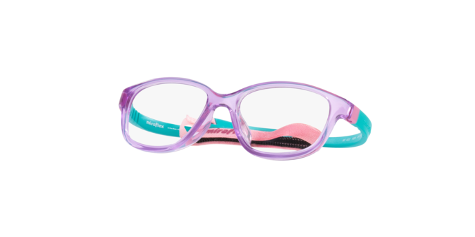 Miraflex MF4032 Kids' Glasses Frame in N238 Translucent Violet