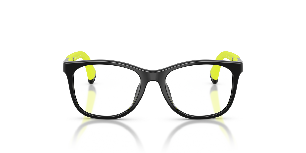Miraflex MF4044 Kids' Glasses Frame in O806 Black, front view