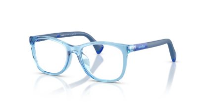 Miraflex MF4044 Kids' Glasses Frame in O808 Translucent Blue