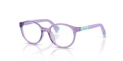 Miraflex MF4045 Kids' Glasses Frame in O811 Translucent Lilac