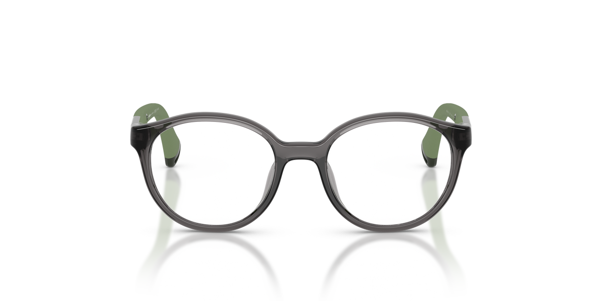 Miraflex MF4045 Kids' Glasses Frame in O812 Translucent Grey, front view