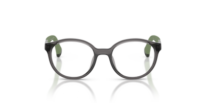 Miraflex MF4045 Kids' Glasses Frame in O812 Translucent Grey, front view