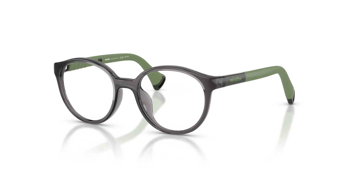 Miraflex MF4045 Kids' Glasses Frame in O812 Translucent Grey