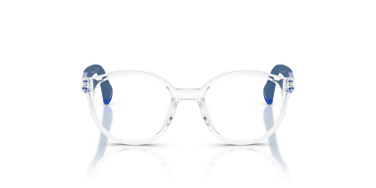 Miraflex MF4045 Kids' Glasses Frame in O813 Crystal, front view