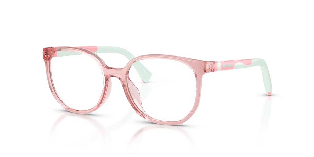 Miraflex MF4046 Kids' Glasses Frame in O814 Translucent Light Pink