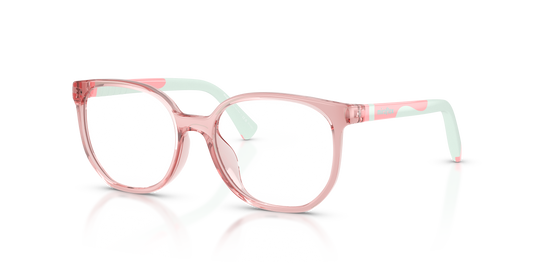 Miraflex MF4046 Kids' Glasses Frame in O814 Translucent Light Pink