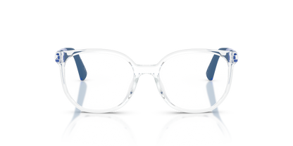 Miraflex MF4046 Kids' Glasses Frame in O816 Crystal, front view