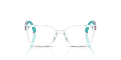 Miraflex MF4047 Kids' Glasses Frame in O818 Crystal, front view