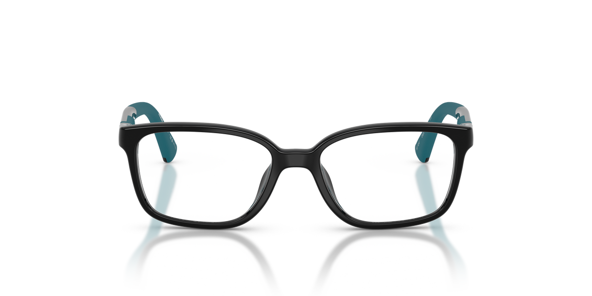 Miraflex MF4047 Kids' Glasses Frame in O820 Black, front view