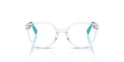 Miraflex MF4048 Kids' Glasses Frame in O822 Crystal, front view